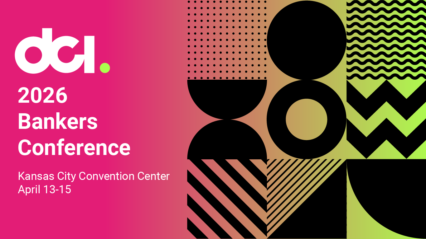 An infographic for the DCI 2026 Annual Bankers Conference