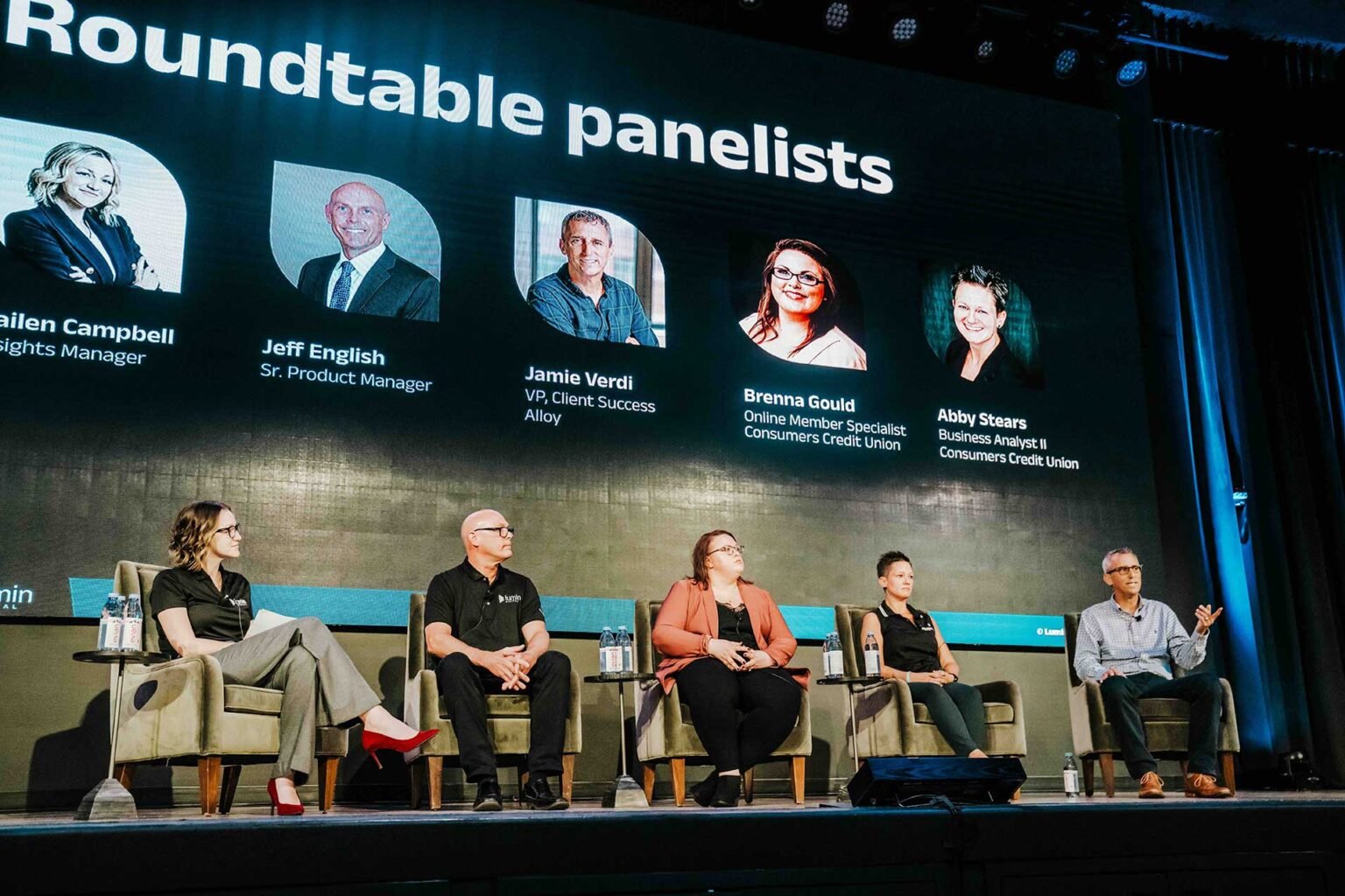 A speaking panel at lumination 2026